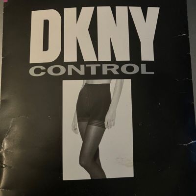 Vintage DKNY Control Top ultimate Tall blk L  F54
